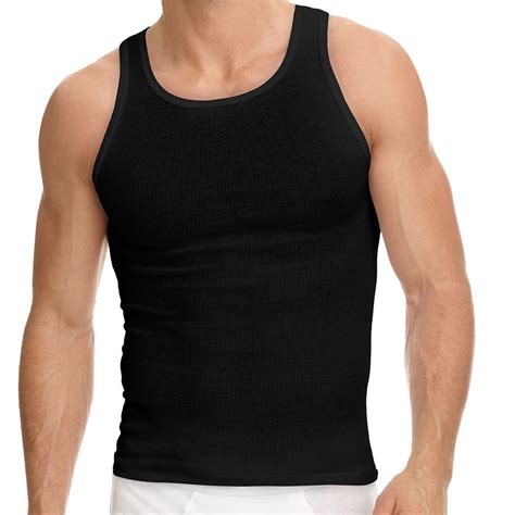 wife beater black